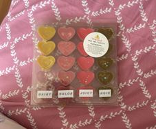 18 mini heart wax melts