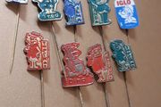 Vintage Lapel Pins  X 9. ( 1960s )