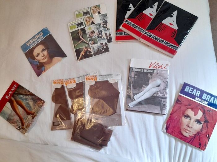 vintage nylon seamfree tights