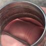 5 X Sterling Silver Napkin Rings With Vintage Leather Case Image 6