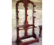 Mahogany Coat and Umbrella Stand KAS501