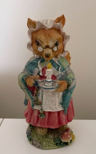 Collection of cute bears and fox figurines