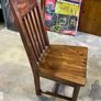 Solid wood dining table + 6 matching chairs Image 2