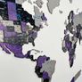 3D Premium Wooden World Map with Country Borders Country Names Capital Names US and Canada Borders and Names World Biggest City Names World Biggest Rivers World Biggest lakes World Main Roads 3D Map Effect Image 9