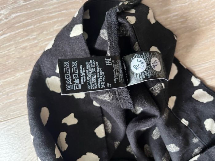 M&S linen blend dress, new