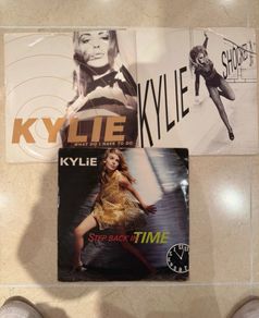 Kylie Minogue Step back in Time, Shocked,, What do I have to do 12 inch singles