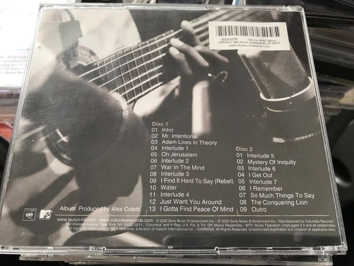 Lauryn Hill - Unplugged      CD