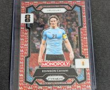 Monopoly Prizm Fifa World Cup 2026 Edinson Cavani Red Big Money Shimmer - 044/100