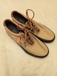 Men's Polo Ralph Lauren Vaughn Canvas Shoes - UK 8