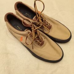 Men's Polo Ralph Lauren Vaughn Canvas Shoes - UK 8