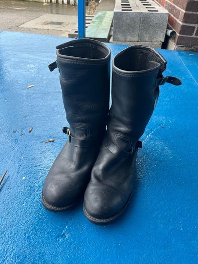 motorcycle boots Vintage