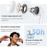 Xiaomi Redmi Buds 6 Active In-Ear Headphones, Bluetooth 5.4, Up to 30 Hours Battery Life, 14.2 mm Dynamic Driver, IPX4 Water Protection, Phone Call Noise Reduction, Black Image 8