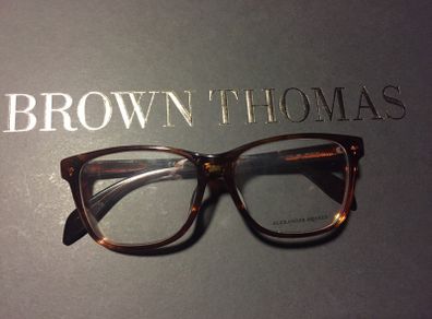Alexander McQueen reading Glasses
