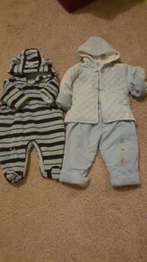 Baby boy pram / snow suit