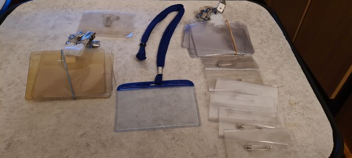 A Large Selection of Name Badge Holders