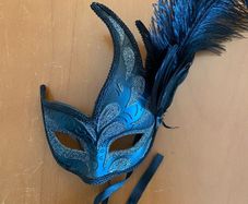 Venetian style masquerade mask