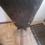 Vintage African hand carved folding seats Image 4