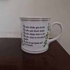 china mug shamrock
