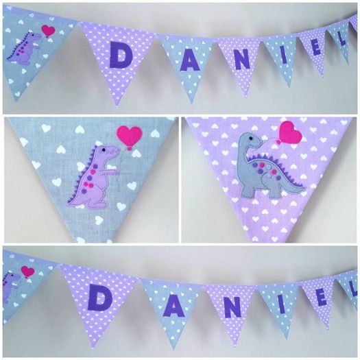 Eco-Friendly Personalised Cotton Bunting Made to Order