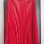 WHISTLES red satin pleated midi skirt - Sz 16 UK - Rrp 129 sterling Image 2