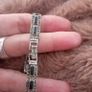 Vintage marquisite silver bracelet Image 7