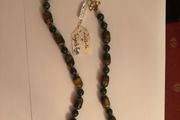 Zoisite &amp; Tigers eye necklace