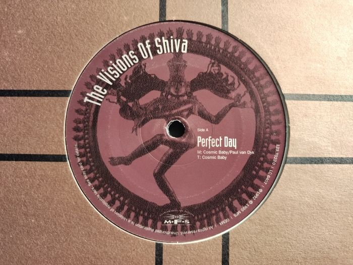 Visions Of Shiva - Perfect Day - MFS Records '95 Re-issue - PIANO Trance BANGER! Quintessential Dublin CLASSIC!