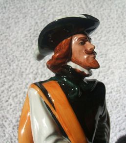 The CAVALIER (Royal Doulton HN 2716) - a finely produced figurine (1970's / 1980's). 10" (254mm) height.