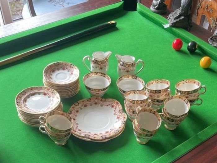 Royal Tara Fine Bone China 42 piece Tea Set -