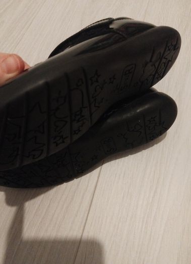 New Start rite black patent shoes size 12F