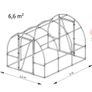 Bv3 Polytunnel Greenhouse   3.0 x 2.2 x 1.9 m Image 4
