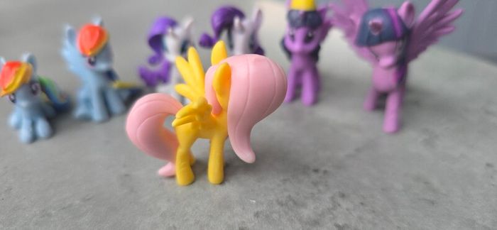 7 x HTF Tiny Mini Figures 1.5inch MLP G4 My Little Pony