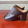New Dries Van Noten Brown heeled slide sandals Size 40 Image 8