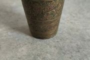 vintage Indian brass lassi cup