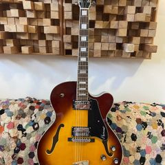 Hartwood Novella Hollow-body Arch-top Jazz Guitar
