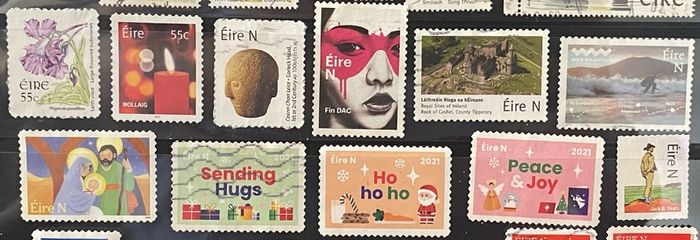 Ireland stamp lot