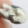Vintage 925 Sterling Silver Cat Pendant Necklace - enamel detail Image 6