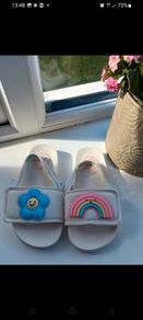 New Girls Sliders From Next Size Junior 8 RRP 15