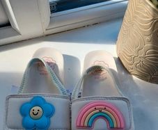 New Girls Sliders From Next Size Junior 8 RRP 15