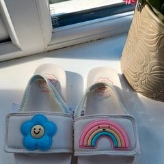 New Girls Sliders From Next Size Junior 8 RRP 15