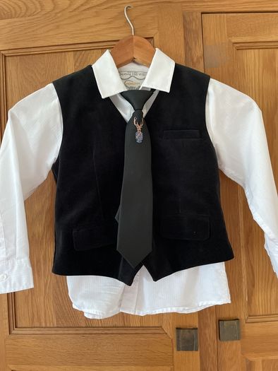 Monsoon Boys Shirt, Waistcoat & Tie