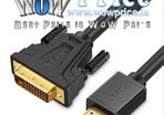 4858 HDMI To DVI-D Dual Link Bi-Directional Cable 4K 1.5m 24+1pin