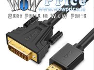 main image for ad 4858 HDMI To DVI-D Dual Link Bi-Directional Cable 4K 1.5m 24+1pin