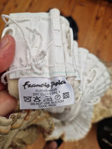Vintage Francis Price Tapestry Jacquard Floral Curtains Very Large