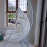 White Boucle Extra Large Egg Chair New Image 3