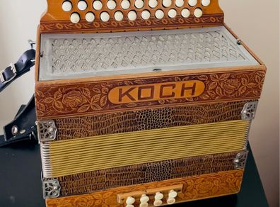 Vintage Koch/Hohner Accordion D/D#