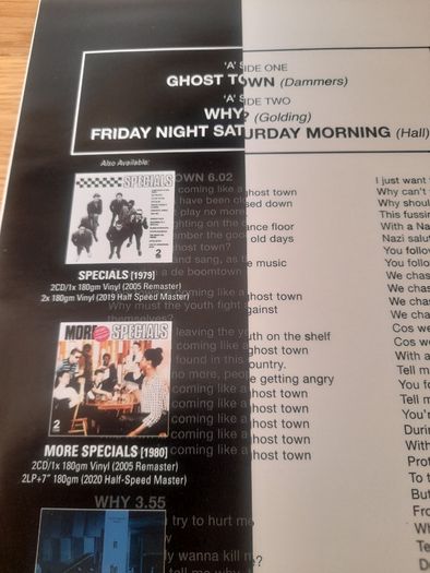 The Specials - Ghost town 12" 40th Anniversary Edition