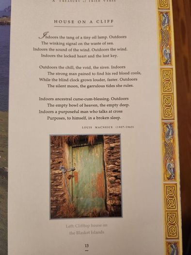 A Treasure Of Irish  Verse. Edited By David Gibbon. First Edition Hardback With Dustjacket In Very Good Condition. 36.