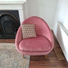 Pink Corner Chair