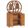 Cabinet with Yin Yang Shelf 70x30x130 cm Solid Teak Wood Image 4